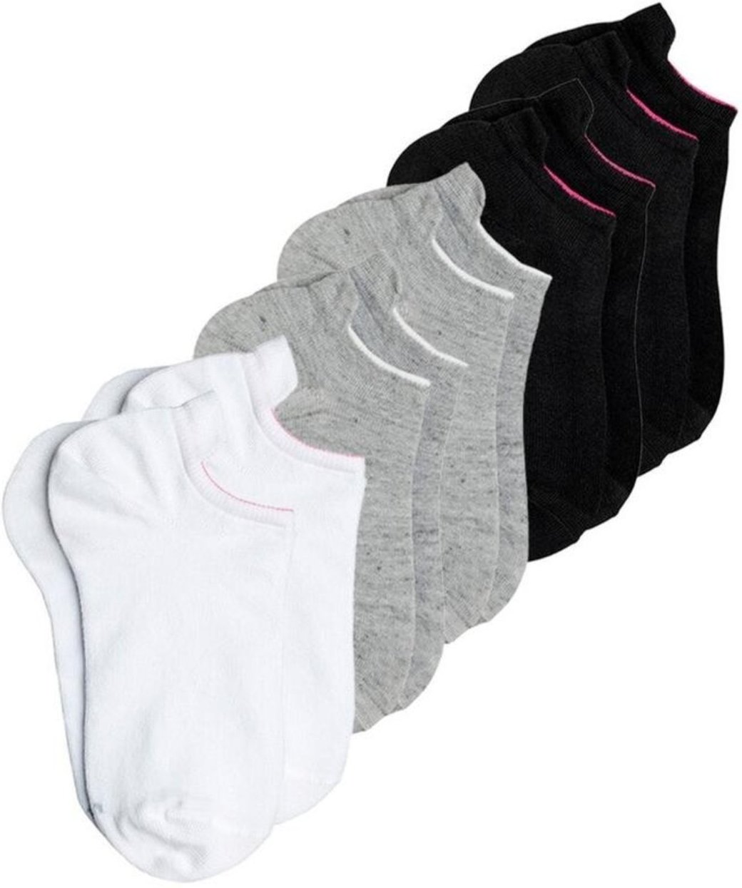 Kit com 6 Meias Básicas Cano Curto Lupo