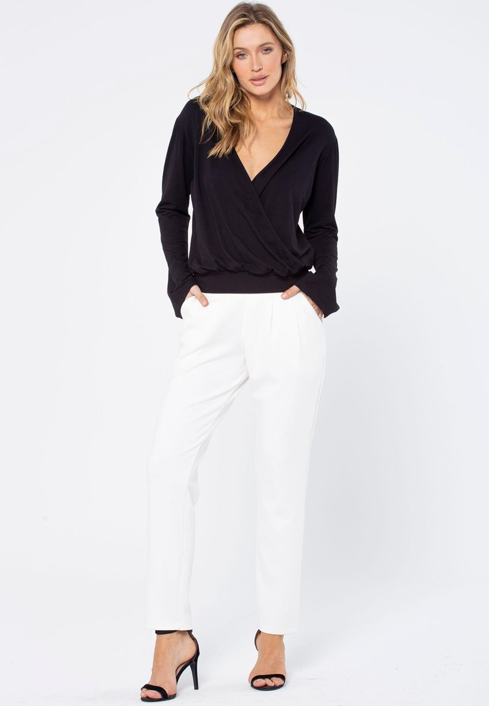 Calça Cenoura Amazonia Vital Malha sem Punho Branca