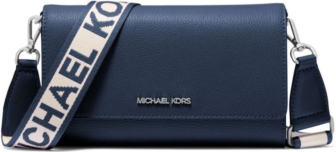 Imagem principal Bolsa Transversal Jet Set Grande De Couro 35F3sttc8l406 azul azul