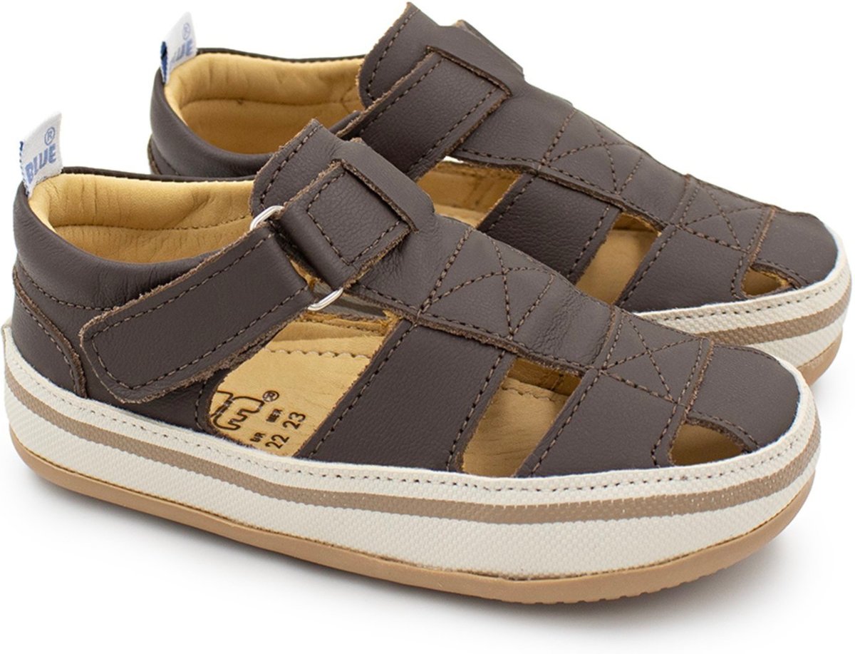 Imagem principal Infantil - Sandalia Menino Blue Caetano Couro Café Blue Infantis Blue Infantis café blue