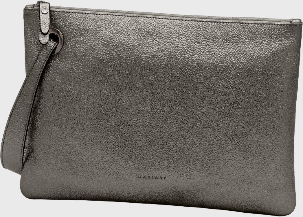 Bolsa Carteira Clutch Couro Mariart Azaleia Onix