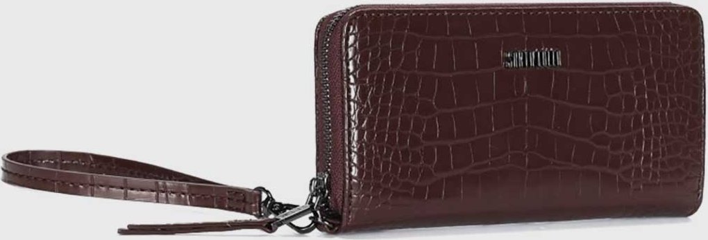 Imagem principal Carteira Feminina Santa Lolla Textura Croco bege Santa Lolla bege