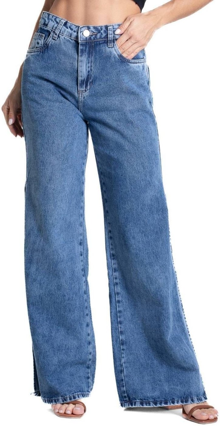 Calça Jeans Sawary Wide Leg - 281794