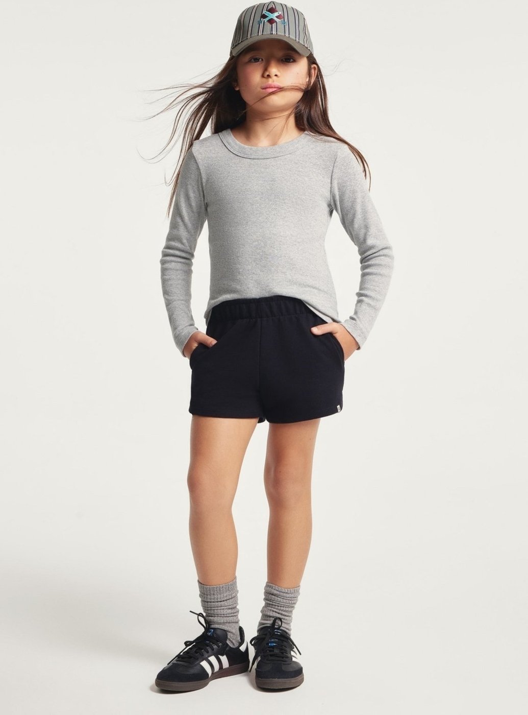 Imagem principal Infantil - Shorts Menina Runner Em MoletinhoHering Hering Kids marrom Hering Kids marrom