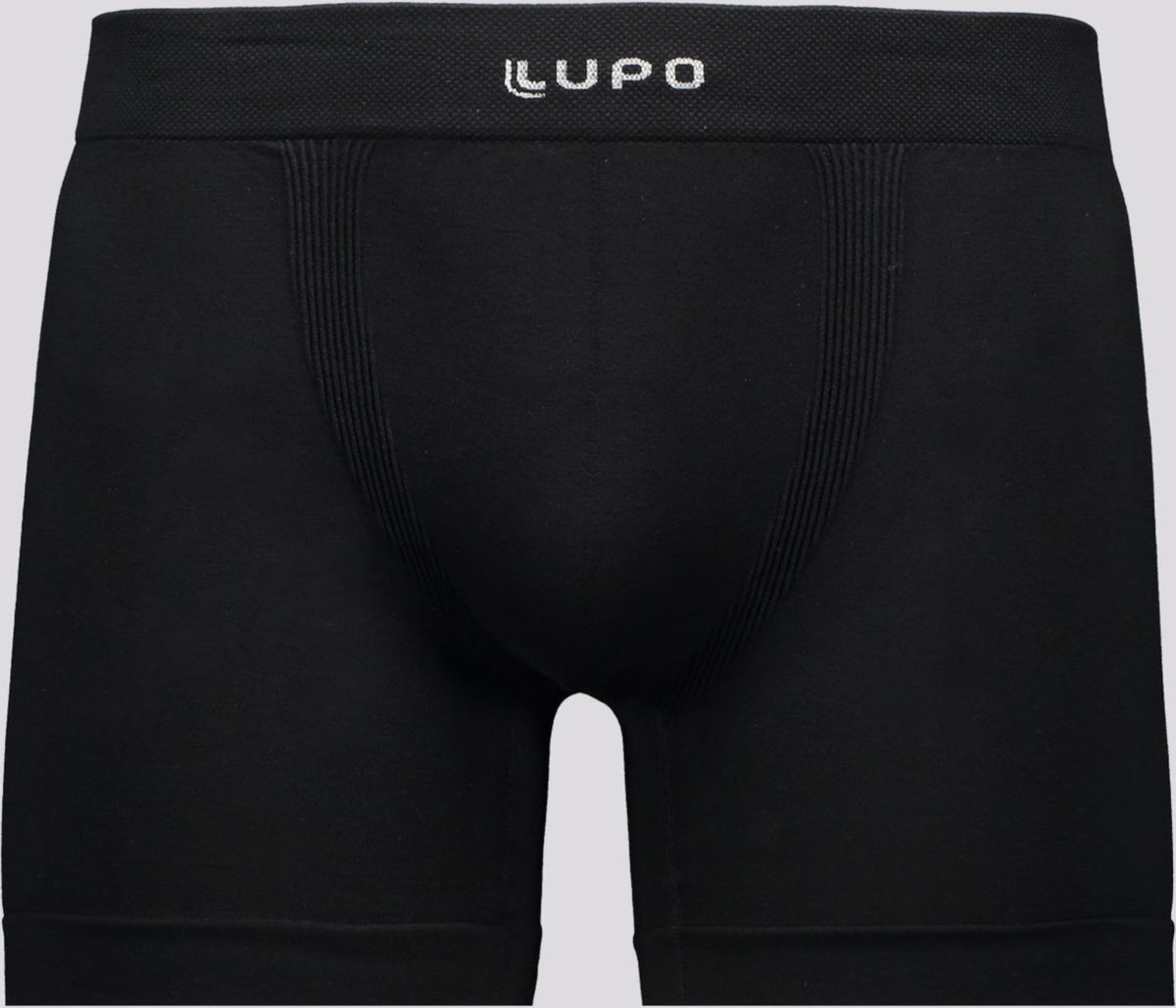 Cueca Boxer Lupo Fiber Man Preta e Branca