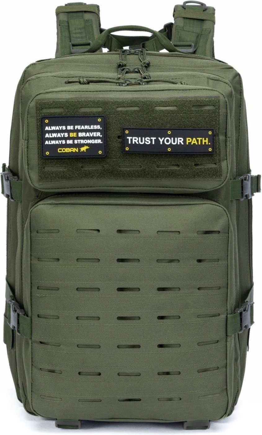 Imagem principal Mochila Coban Tática Militar Reforçada Camping verde militar COBAN verde militar