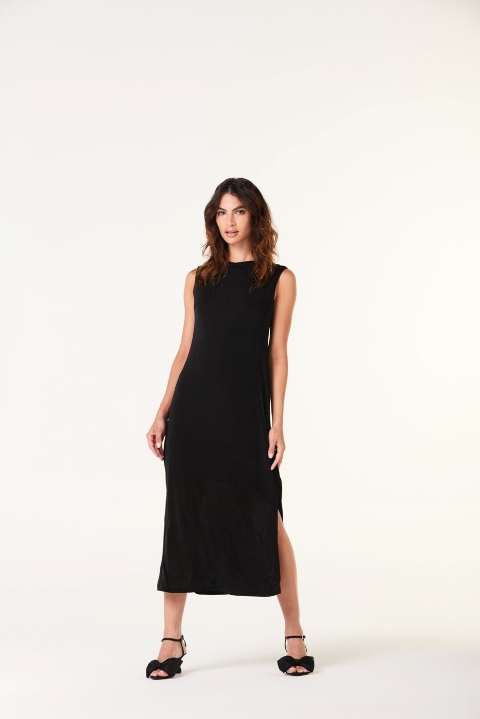 Vestido Midi Traymon Com Fendas