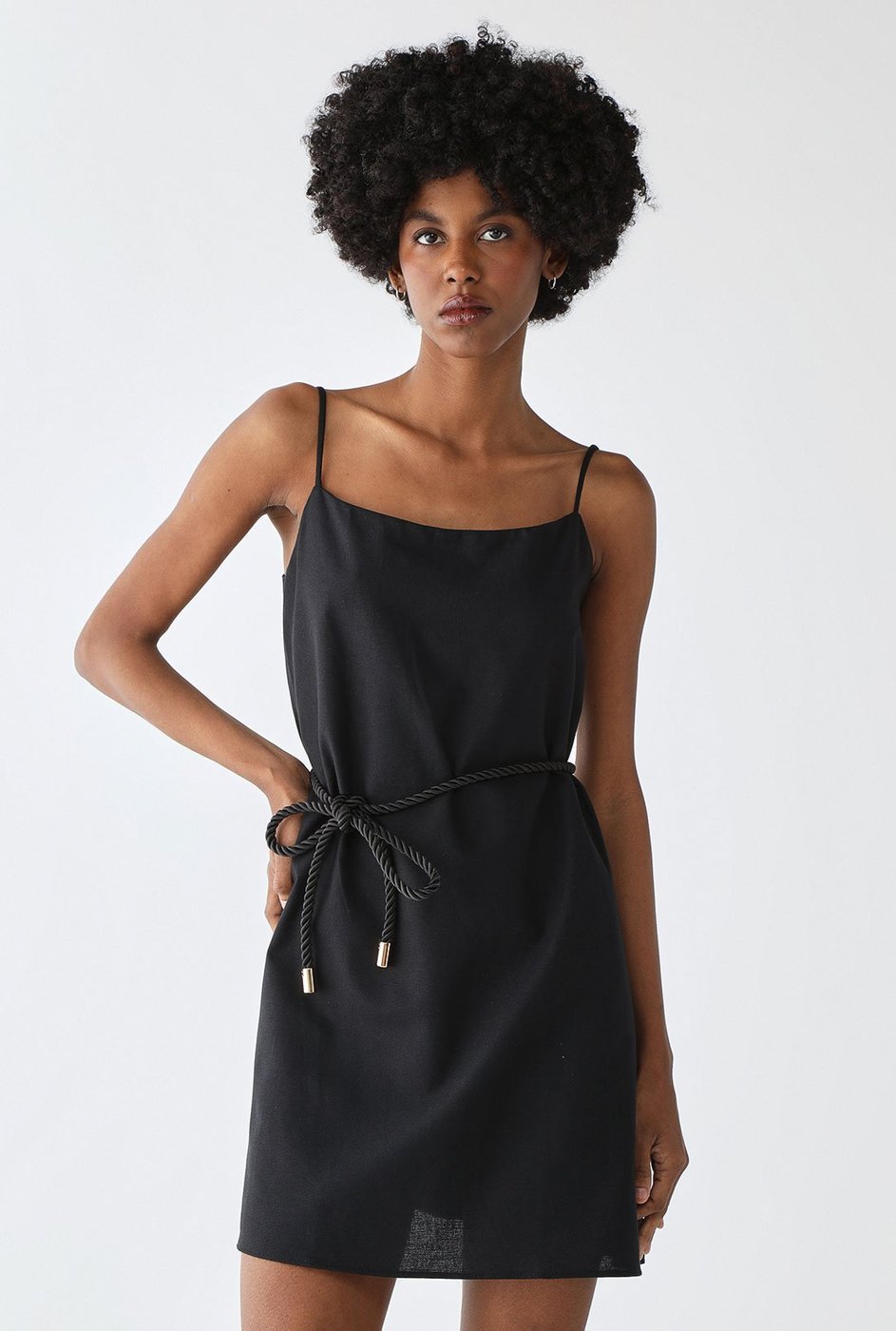 Vestido Lança Perfume Curto de Alças