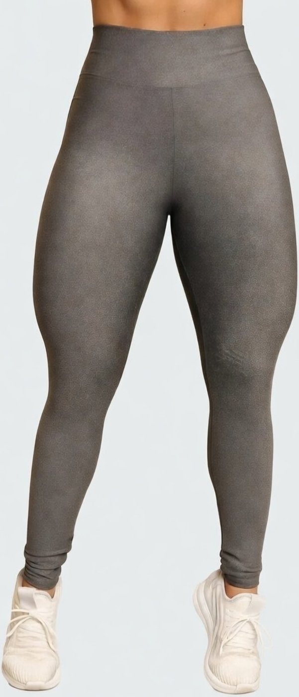 Imagem principal Calça Leggings Academia D Bell Fitness Cós Alto D BELL OUTLET FASHION cinza D BELL OUTLET FASHION cinza