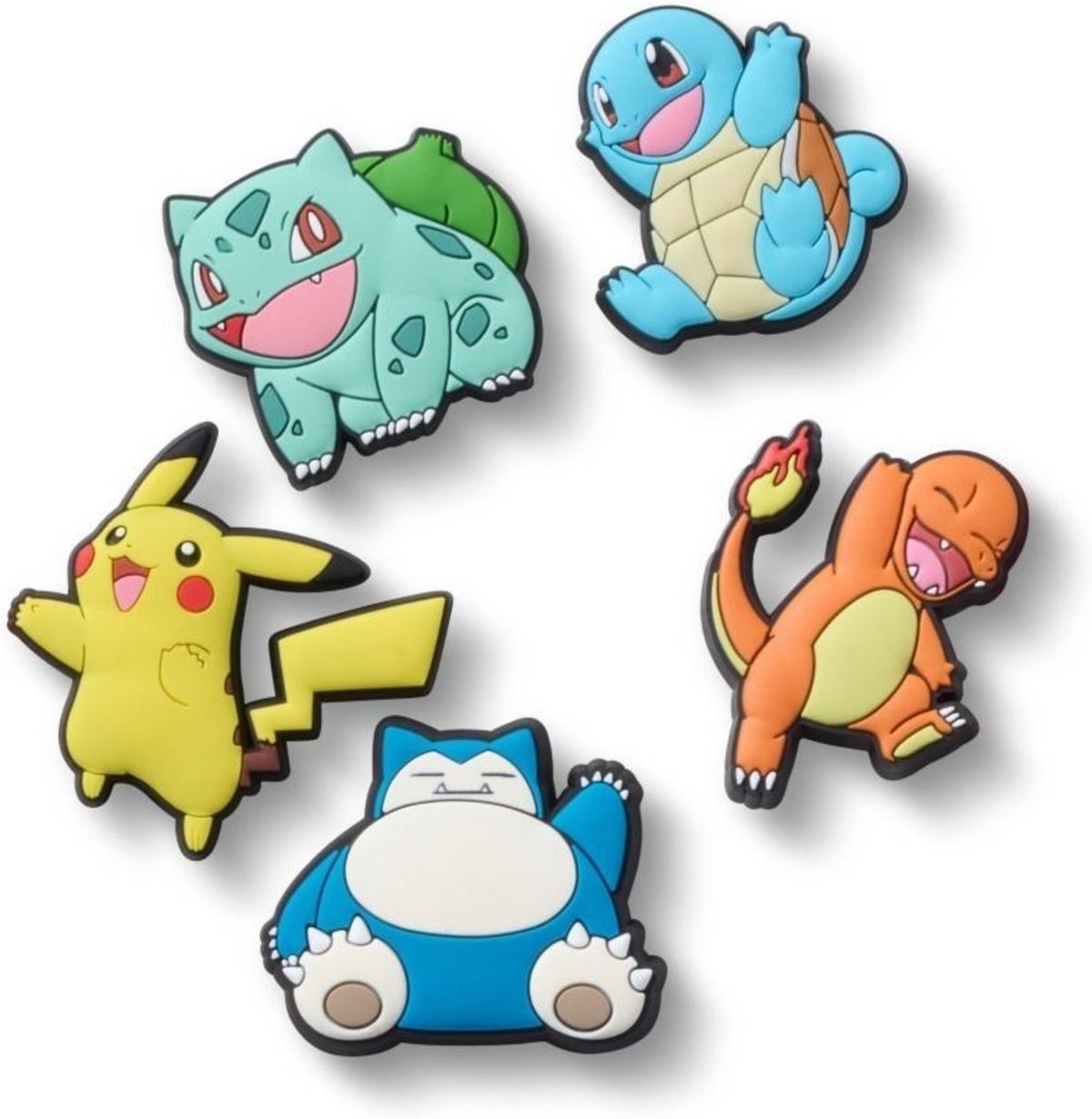 Infantil - Jibbitz™ Pokemon Combo Pack com 5 Peças UNICO