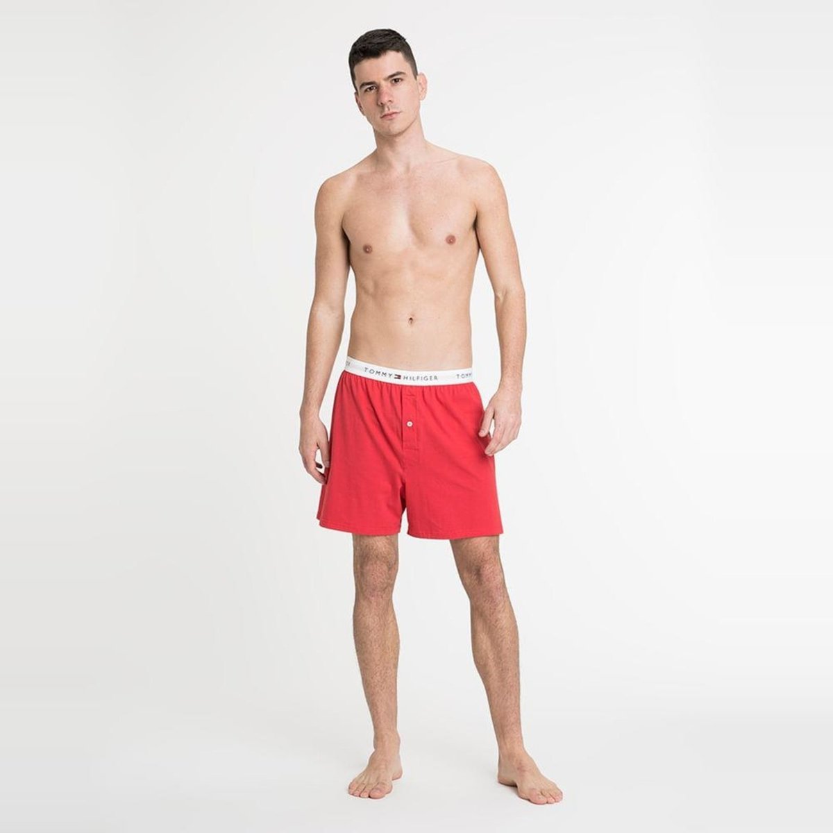 Imagem principal Cueca Boxer Interlock Masculino - Tommy Hilfilger Tommy Hilfiger vermelho Tommy Hilfiger vermelho