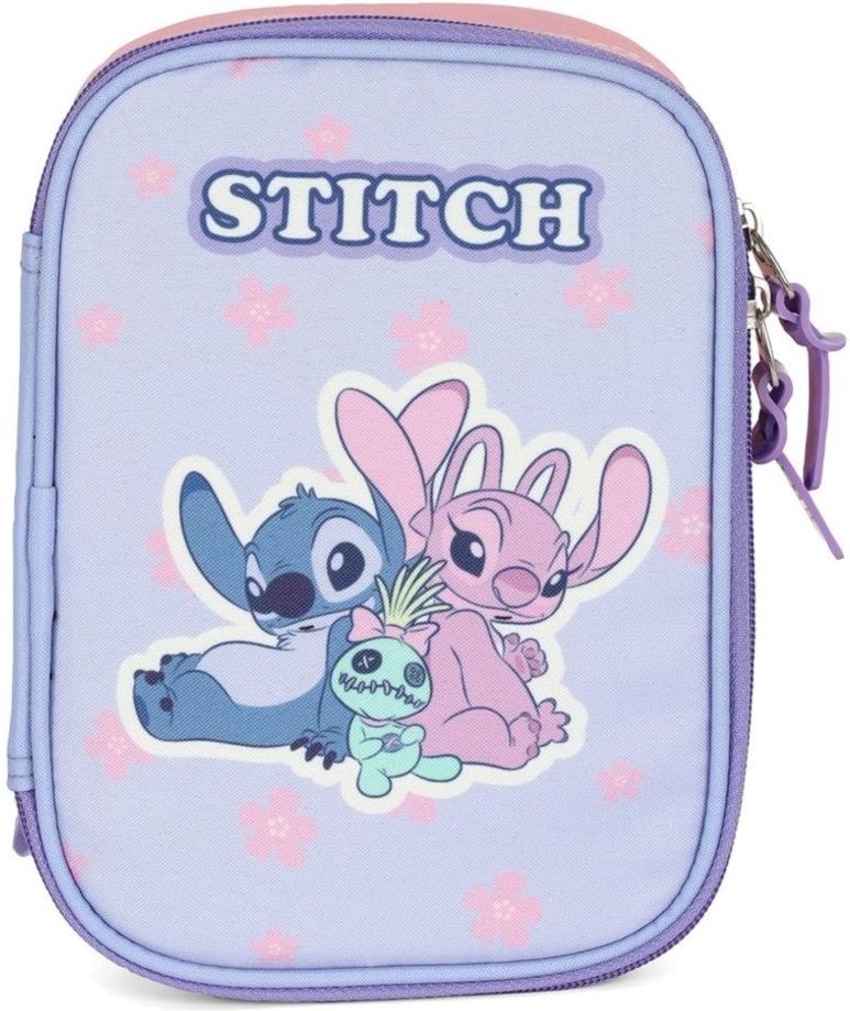 Imagem principal Infantil - Estojo Box Médio 100 pens Stitch Disney Luxcel roxo Luxcel roxo
