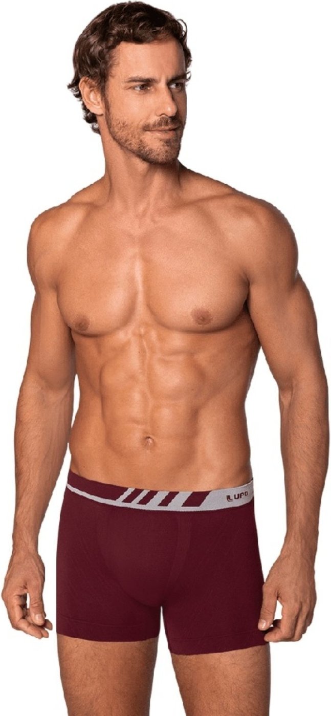 Imagem principal Cueca Lupo Boxer Microfibra Cós Com Chanfro - 0 vermelho Lupo vermelho