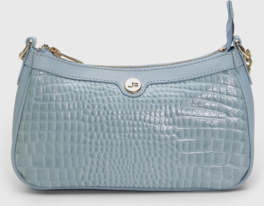 Bolsa Feminina Jorge Bischoff Croco Claro