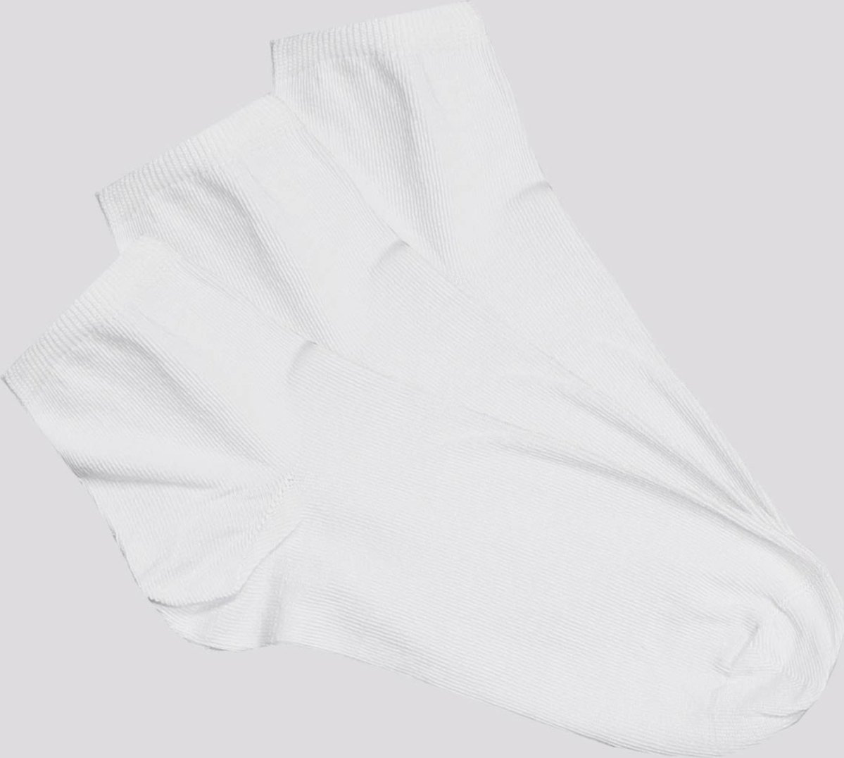 Kit Meia Selene 3 Pares Cano Curto Feminino Branca