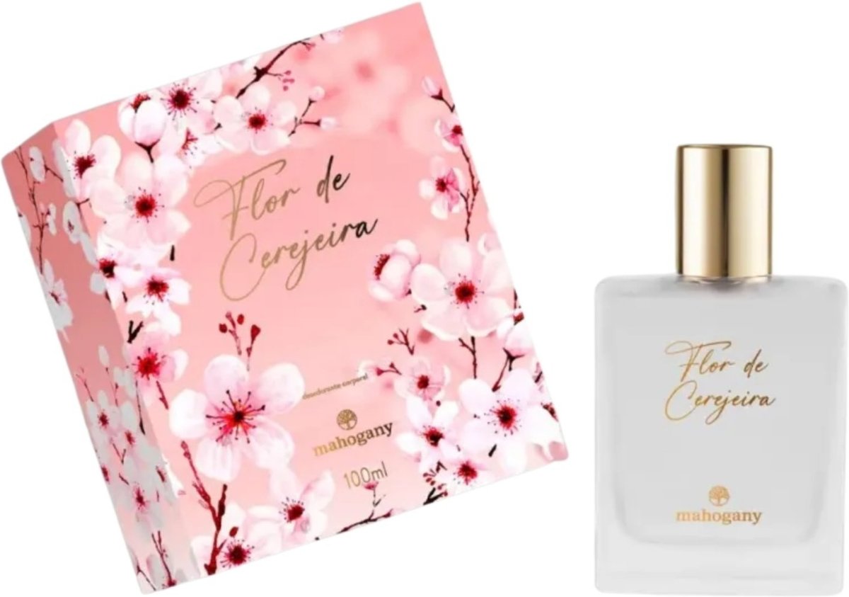 Mahogany Fragrância Desodorante Corporal Flor De Cerejeira 100 Ml