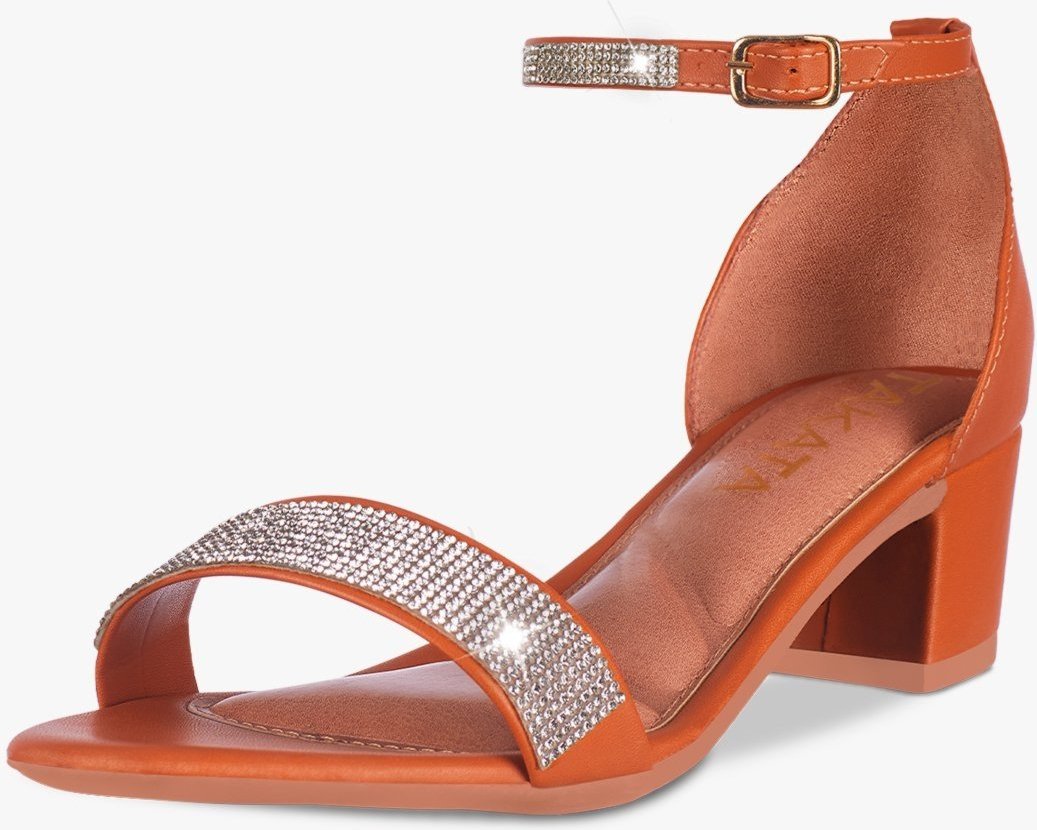 Imagem principal Sandália Feminina Salto Quadrado Grosso Baixo Manta Strass Brilho Confortável Festa TAKATA BY RAFAEL TAKATA caramelo TAKATA BY RAFAEL TAKATA caramelo