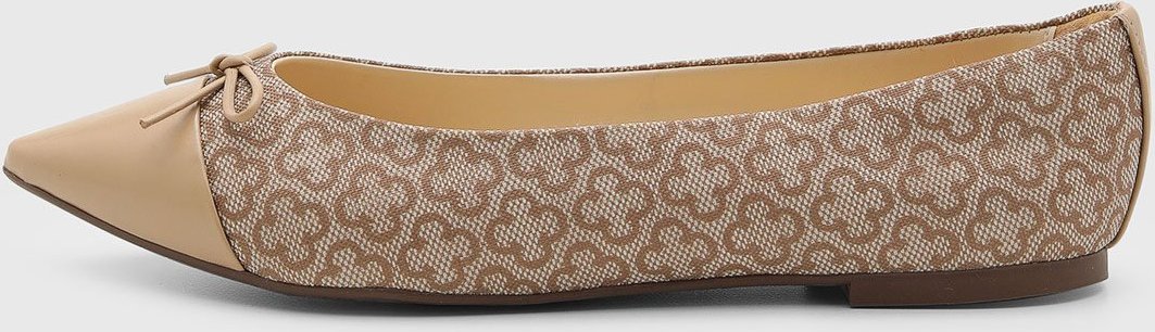 Imagem principal Sapatilha Feminina Capodarte Ponta Fina Monograma bege Capodarte bege