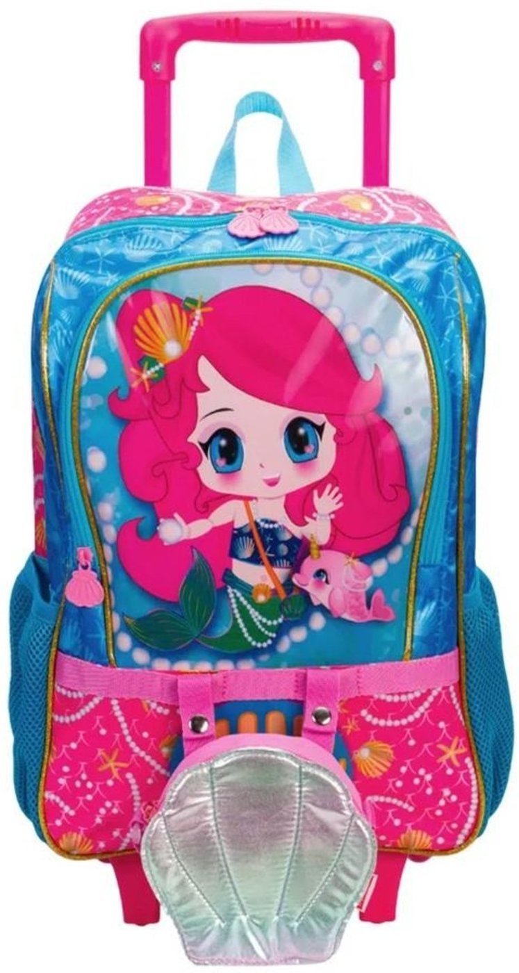 Imagem principal Infantil - Mochila Sestini Com Rodinhas e Bolsa Y Anime Azul incolor azul Sestini incolor azul