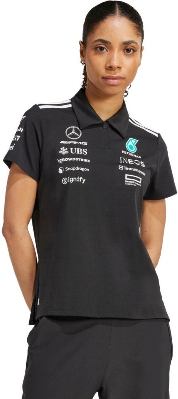 Camisa Polo Preta Mercedes - AMG Petronas Formula One Team adidas Performance