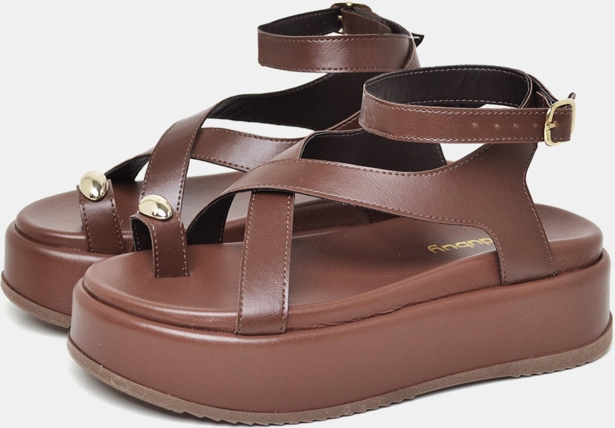 Papete Sandália Plataforma Feminina DUBUY 2090FG