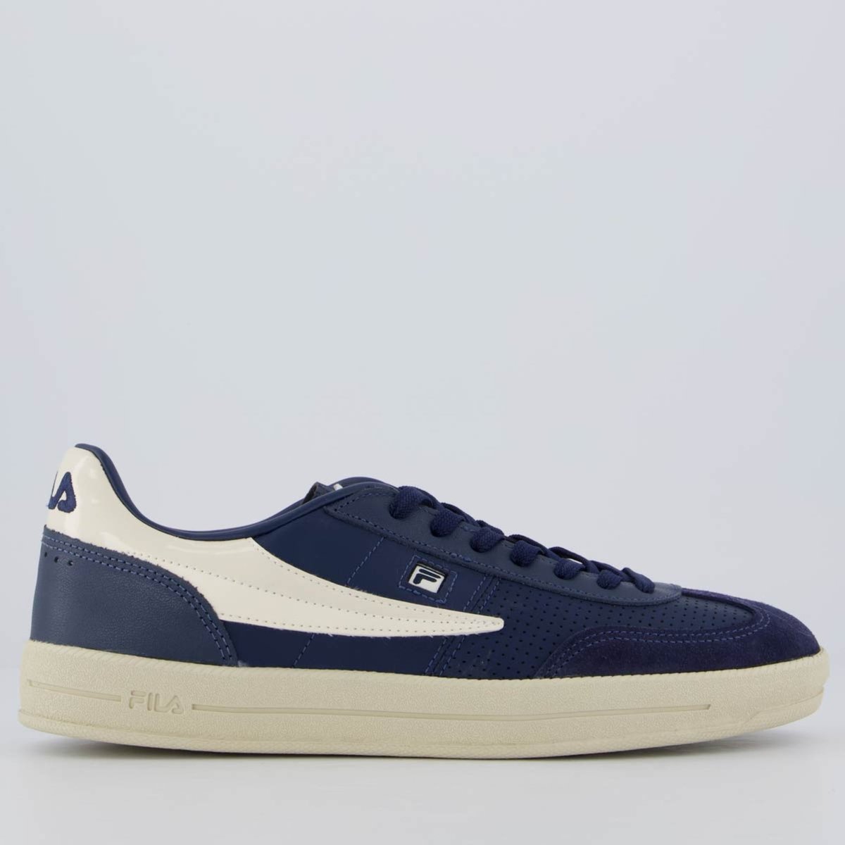 Imagem principal Tênis Fila FX Court 70 Vintage Marinho e Bege azul Fila azul