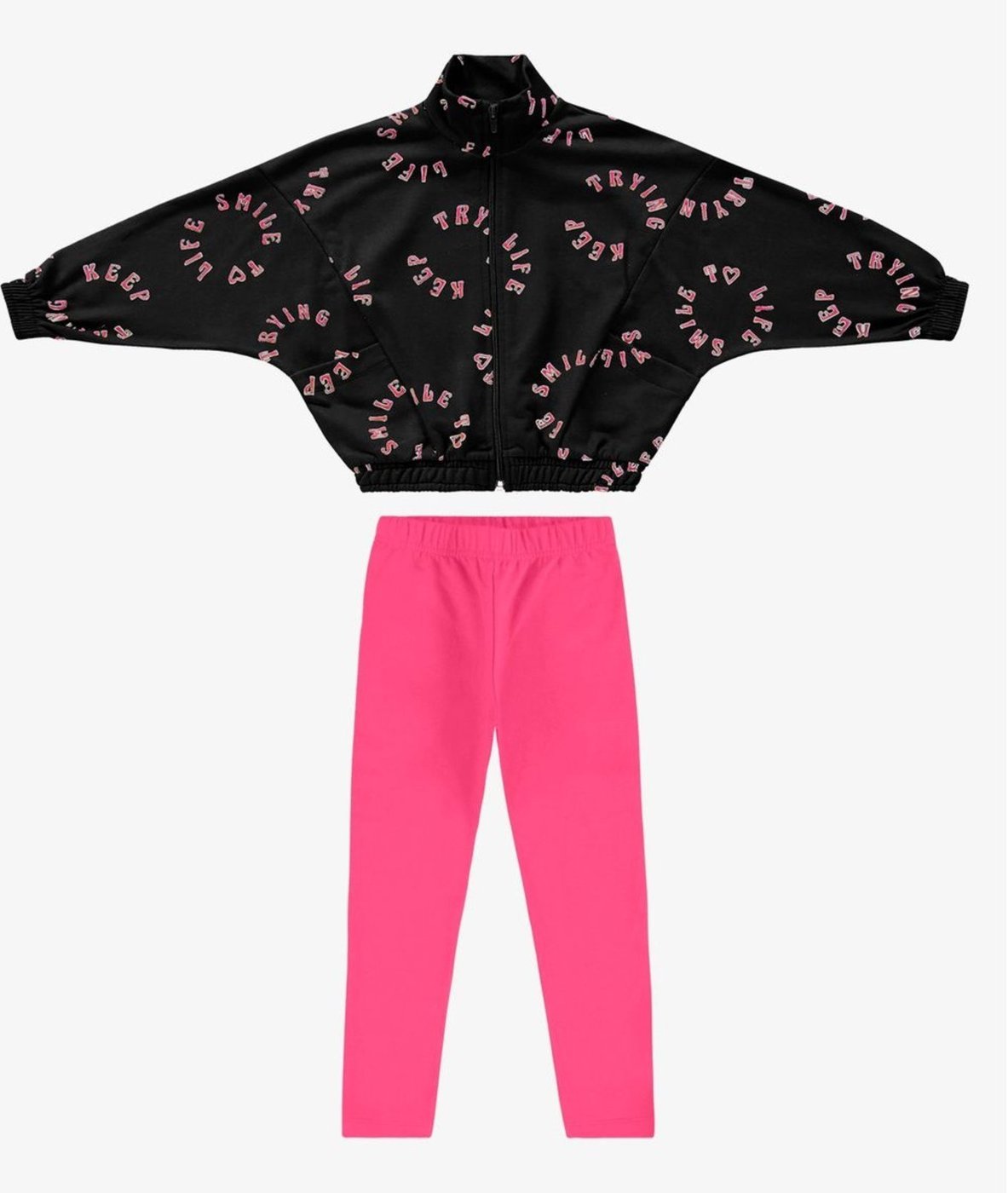 Imagem principal Infantil - Conjunto Jaqueta Com Legging Rovi Rovitex Kids preto Rovitex Kids preto