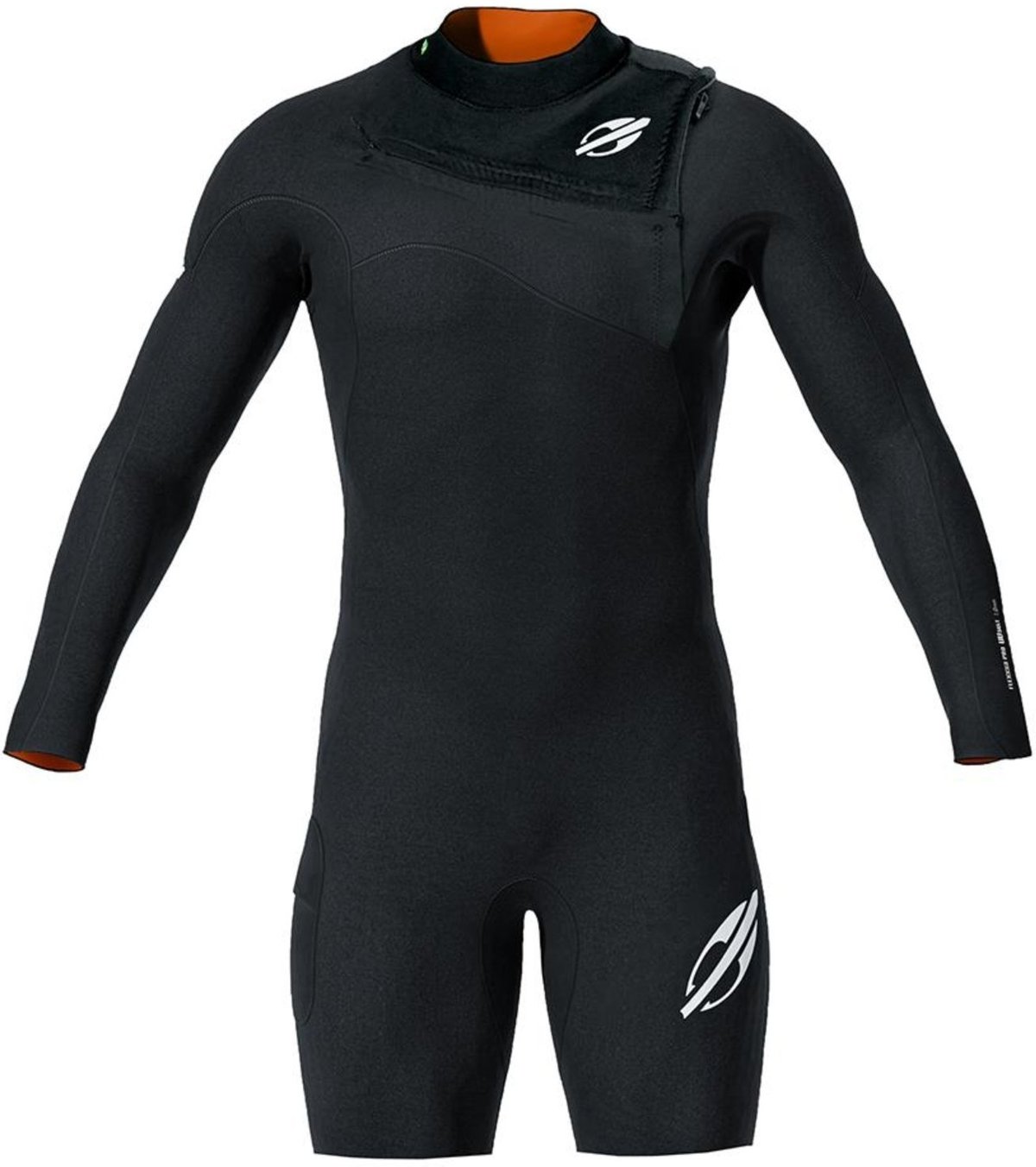 Imagem principal Short John Mormaii ML Chestzip 1mm Flexxxa Pro UV-Suit 2025 preto Mormaii preto