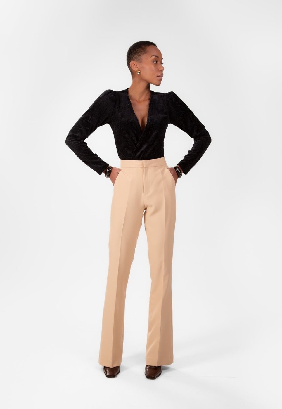 Imagem principal Body Traymon Manga Longa preto Traymon preto