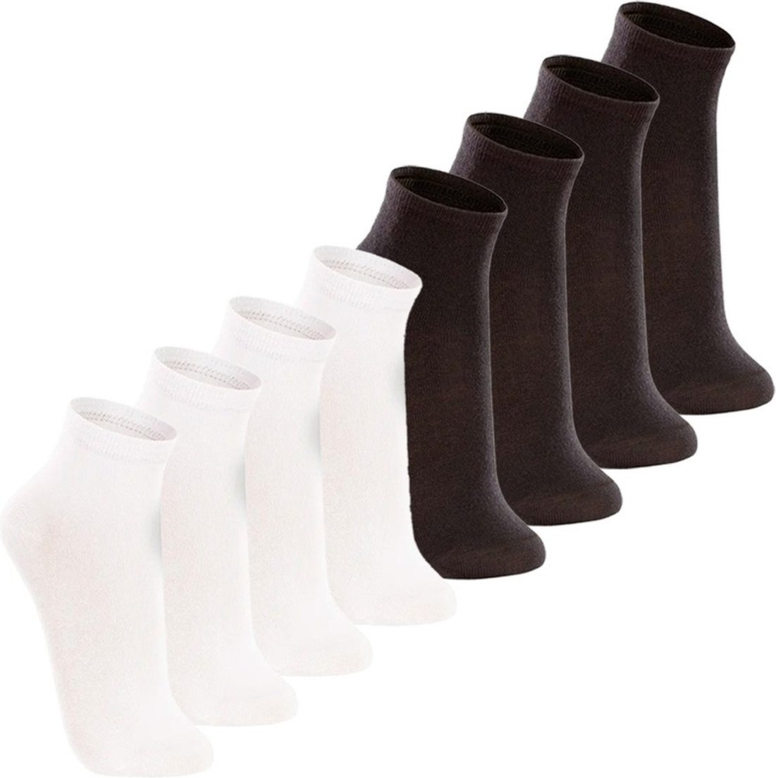 Kit com 8 Pares de Meias Cano Médio Lupo