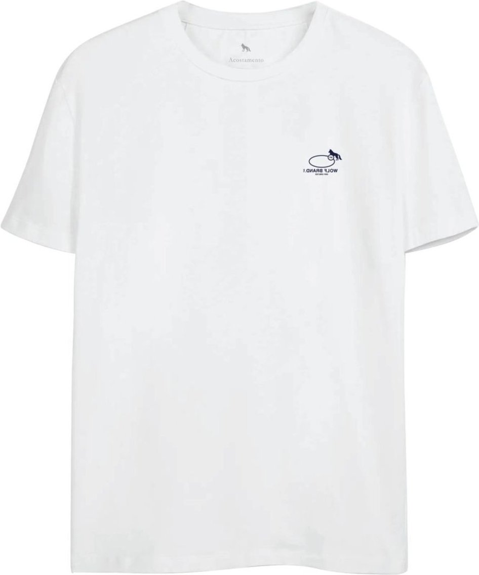 Imagem principal Camiseta Lobo Em Rota Masculina Oversize Acostamento ACOSTAMENTO MASCULINO bege ACOSTAMENTO MASCULINO bege