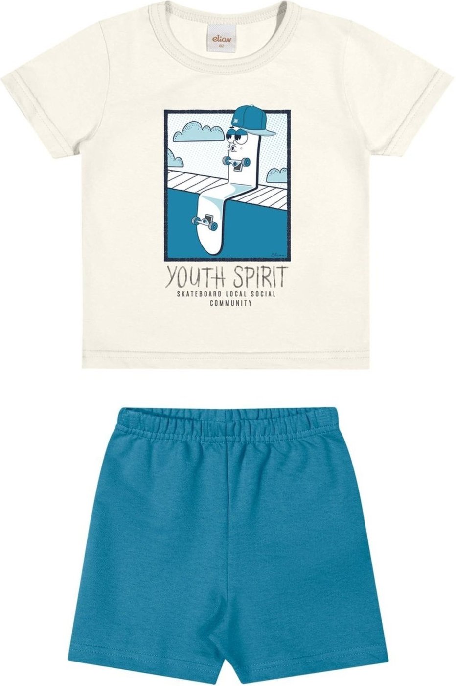 Infantil - Conjunto Menino Skate Spirit Elian