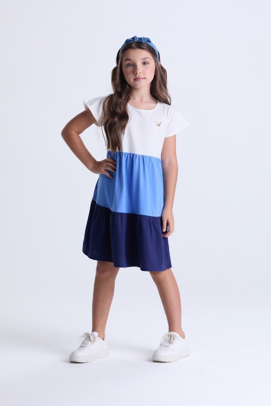 Imagem principal Infantil - Vestido Menina Verão com Camadas VIDA COSTEIRA rosa VIDA COSTEIRA rosa