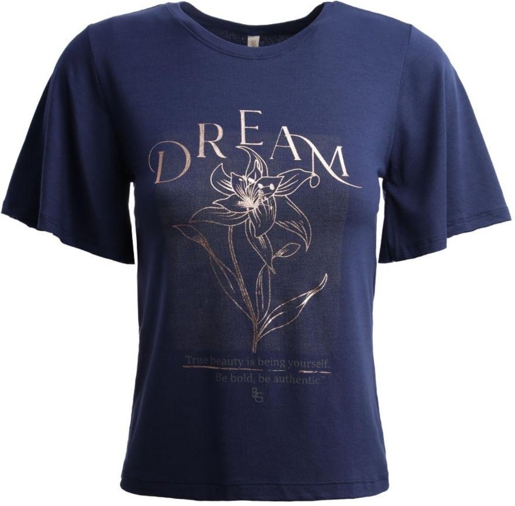 Imagem principal Blusa Manga Curta Feminina MARINHO Bright Girl'S azul Bright Girl'S azul