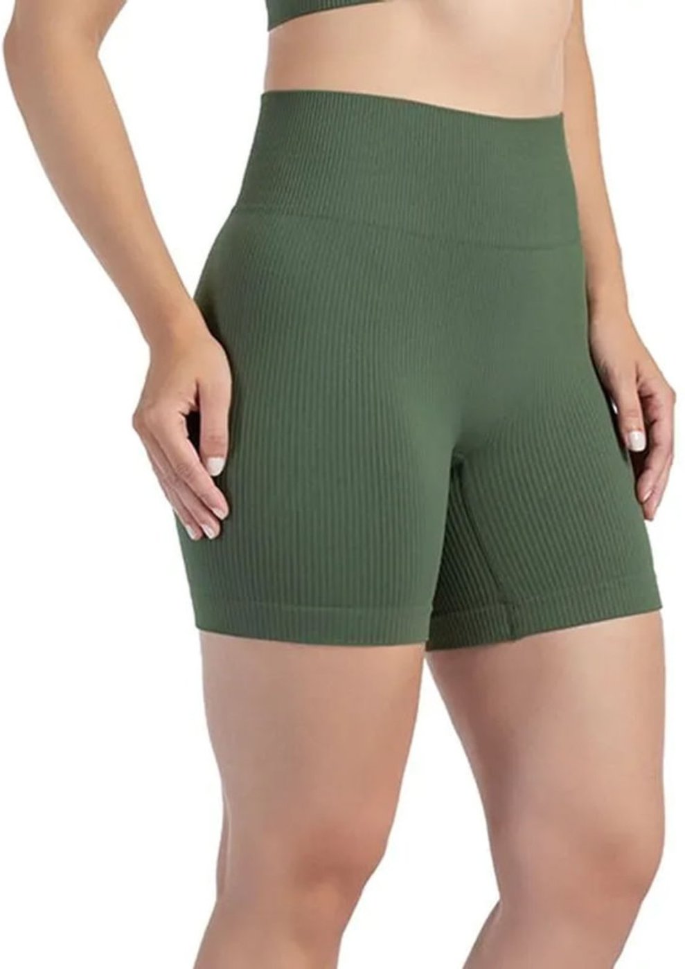 Imagem principal Bermuda Feminina Olympikus Knit Seamless verde OLYMPIKUS verde