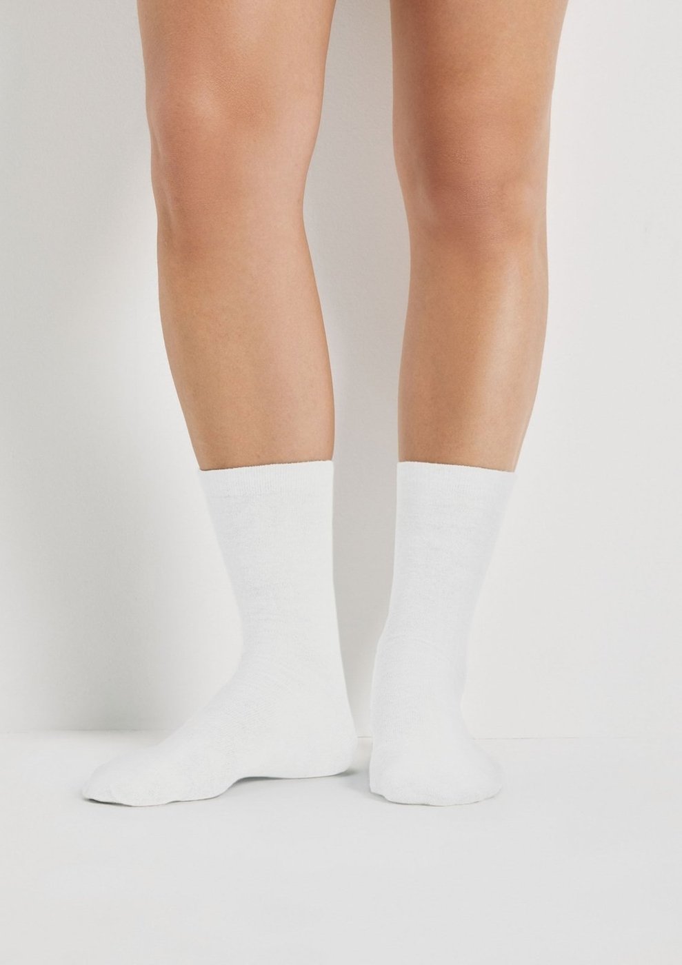 Kit 10 Meias Em Algodão Cano Longo Hering