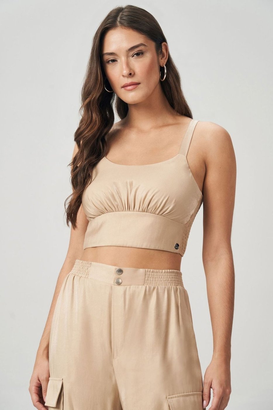 Imagem principal Top Barra Embutida Feminino Acostamento ACT FEMININO preto ACT FEMININO preto