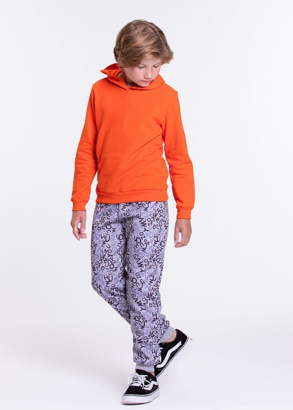 Imagem principal Infantil - Conjunto Moletom Masculino Capuz e ABC VIDA COSTEIRA laranja VIDA COSTEIRA laranja