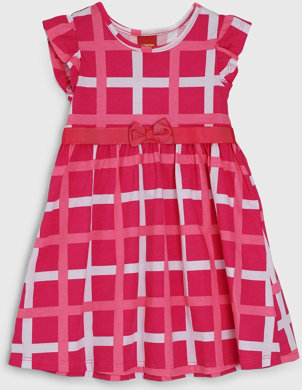 Vestido Kyly Estampa Geométrica com Laço