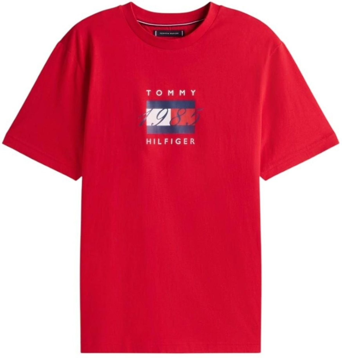 Imagem principal Camiseta Tommy Hilfiger Linear Flag Graphic Tee preto Tommy Hilfiger preto