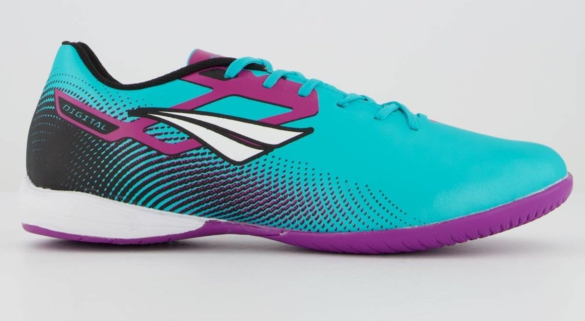 Chuteira Penalty Digital Y 1 Futsal e Roxa