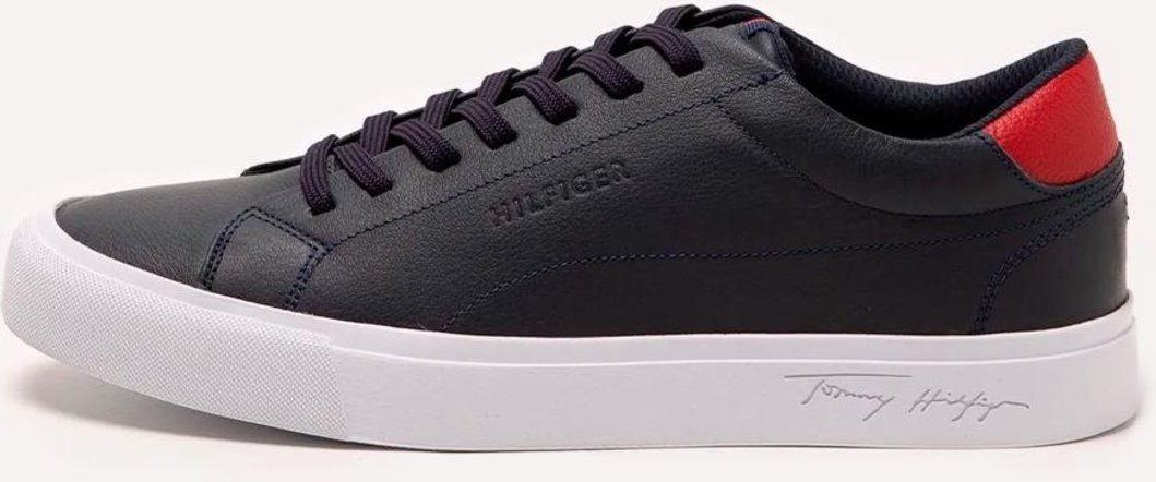 Imagem principal Tênis Tommy Hilfiger Masculino Couro Greg 1A azul marinho Tommy Hilfiger azul marinho