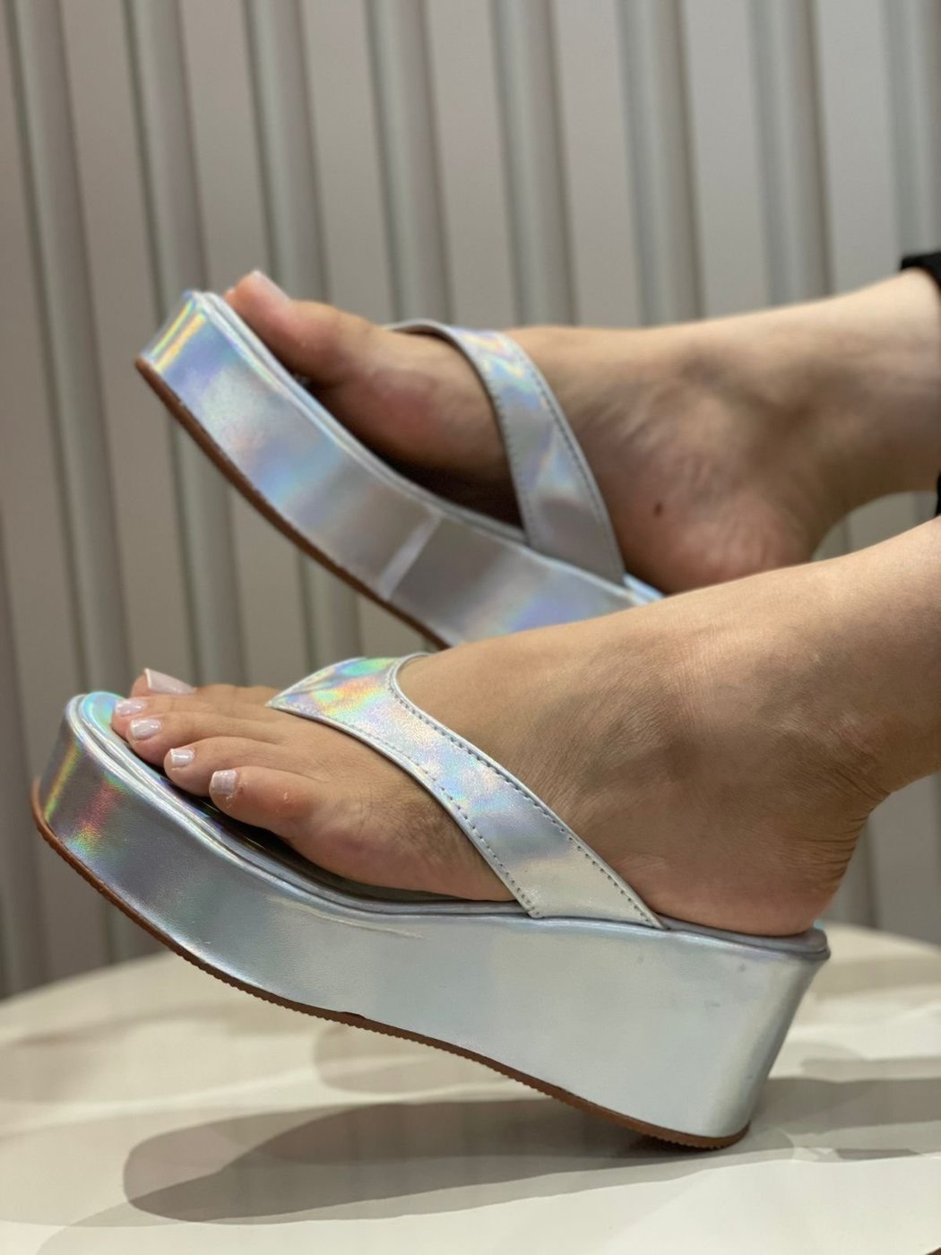 Tamanco 2160 V Asa Delta Rofely Holografico