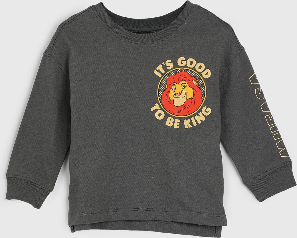 Imagem principal Camiseta Manga Longa GAP Mufasa Grafite cinza GAP cinza