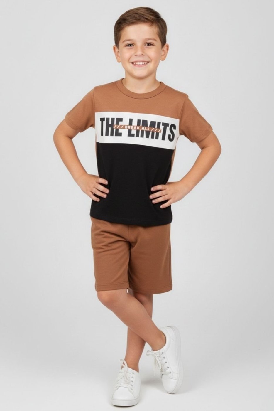 Imagem principal Infantil - Conjunto Bem Vestir Masculino Break All The Limits marrom BEM VESTIR marrom