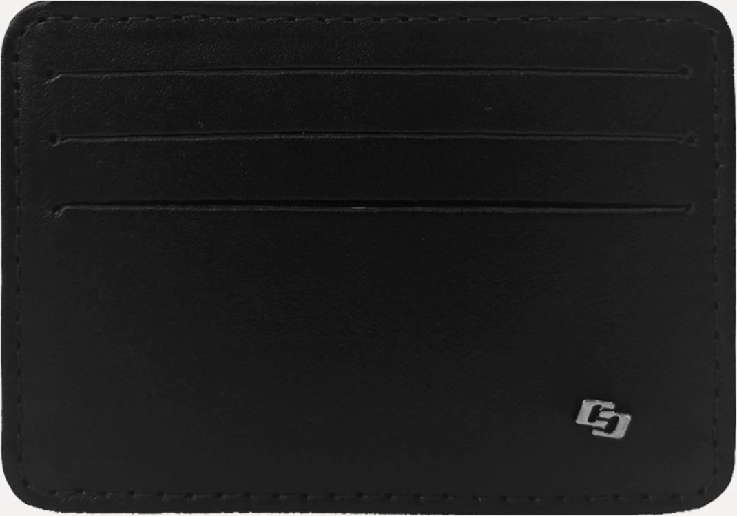 Imagem principal Carteira Colcci Porta Cartão Couro Carimbo Duplo Preta preto Colcci preto