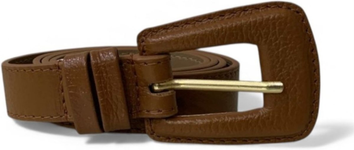 Cinto Feminino em Couro Fivela Encapada 027