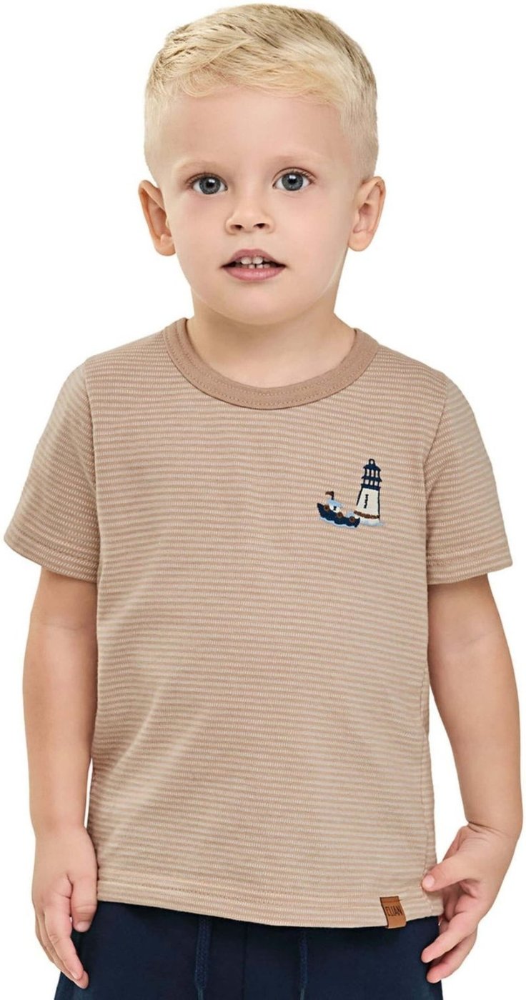 Imagem principal Infantil - Camiseta Menino Navy Listrada Elian Marrom marrom navy Elian marrom navy