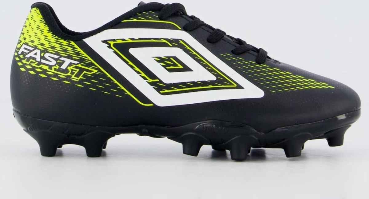 Imagem principal Chuteira Umbro Fast II Campo Juvenil Preta e Verde preto verde Umbro preto verde