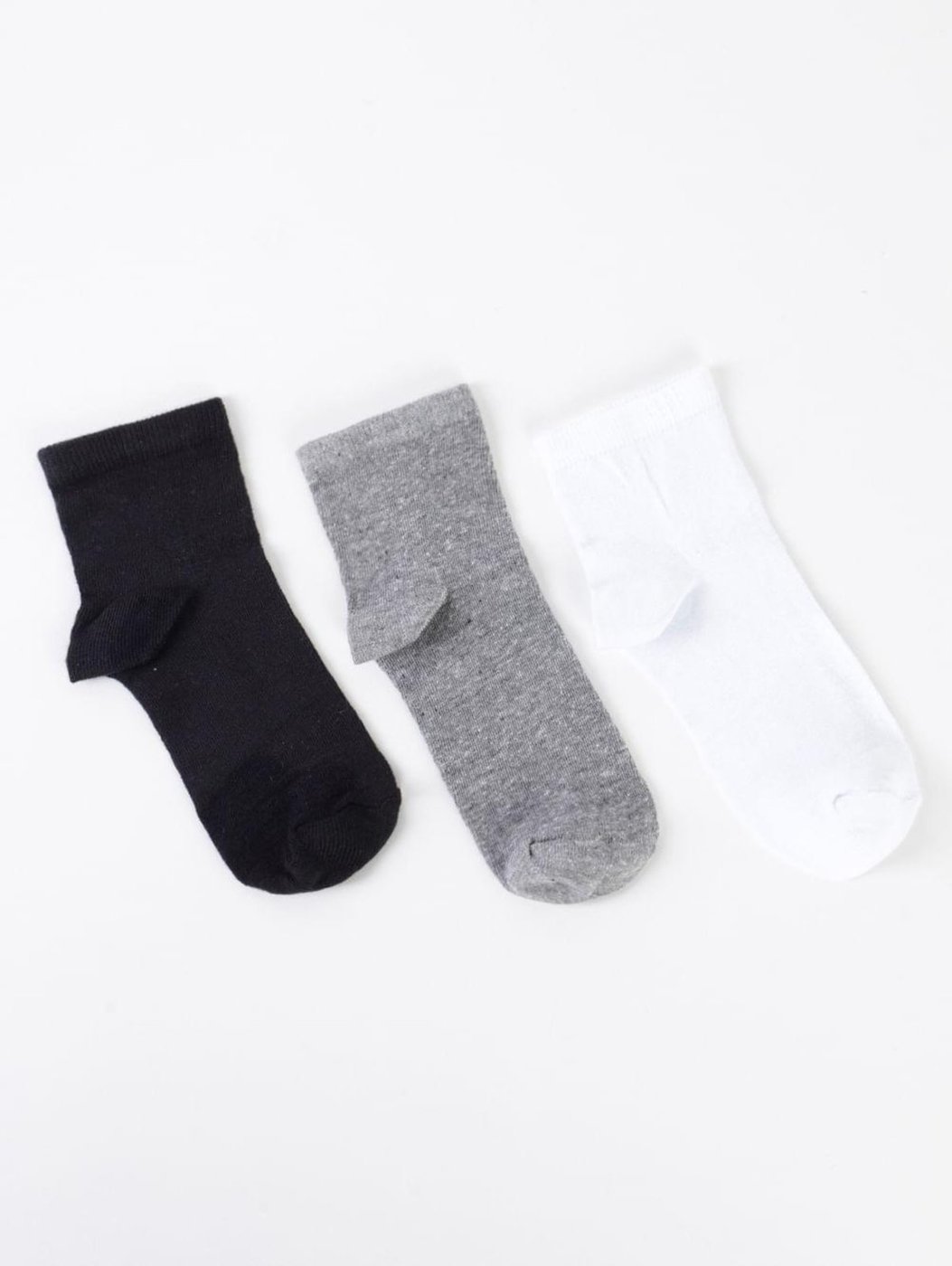 Kit com 03 Meias Trifil Femininas Preto/Cinza